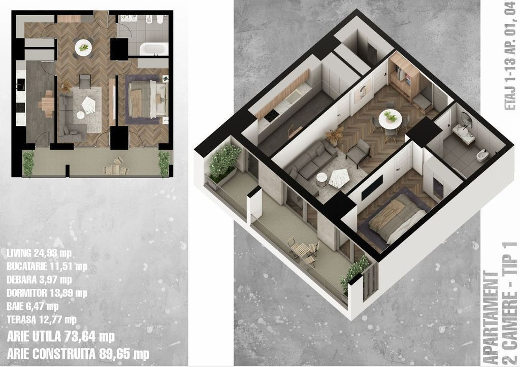 Apartamente 2 Camere | Complex Rezidential | Shopping Cit...