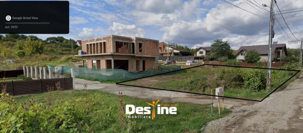 Teren intravilan 420 mp 2 fronturi stradale 20m Bucium Lidl