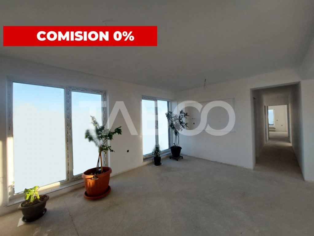 Penthouse la alb 4 camere 2 bai 102mpu terasa 79 mp parcare