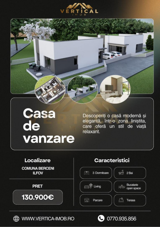 Casa Moderna Parter - Comuna Berceni