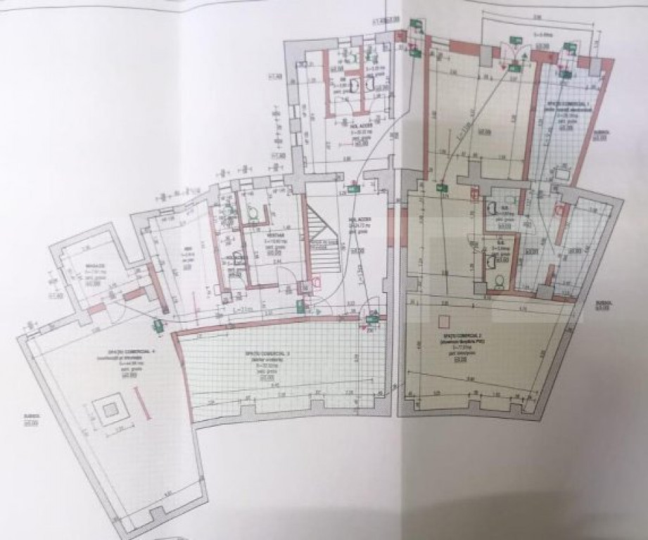 Spatiu comercial cu destinatie multiplă, 180 mp, zona Obcin