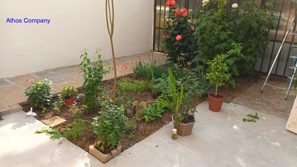 Ap 2 camere in vila, curte separata.