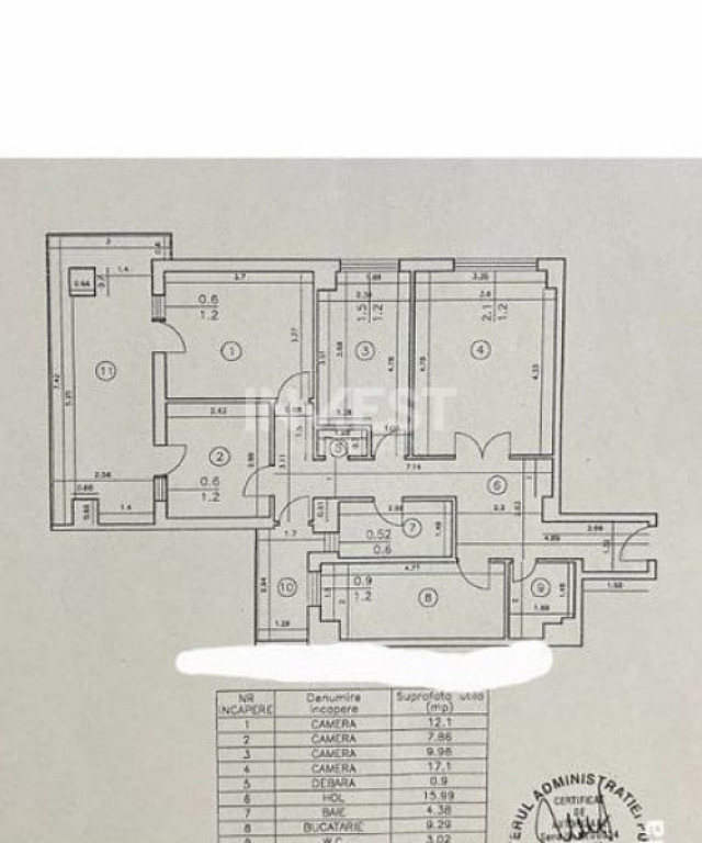 Centru Civic- Palas Mall- apartament 4 camere