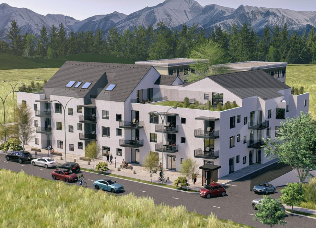 Apartament de vanzare, cu 3 camere, 72 mp + 10.7 balcon, zon