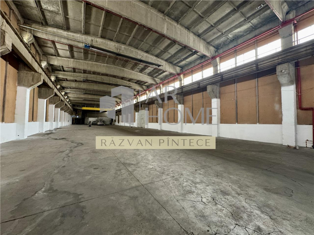 Hala industriala de la 800 mp, birouri 400 mp si platforma b