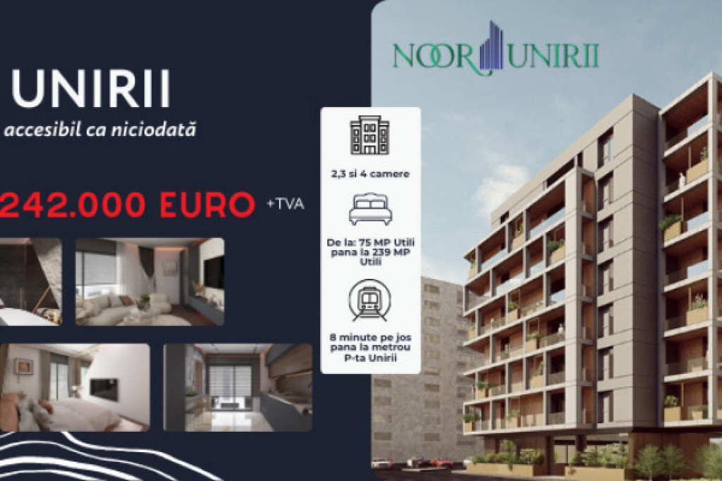 Apartament 2 camere Unirii - Traieste in centru, la un pas d