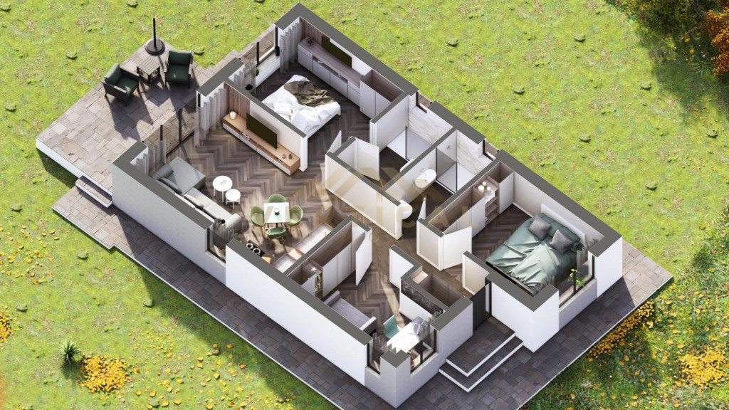 6 Case superbe situate in inima comunei Berceni