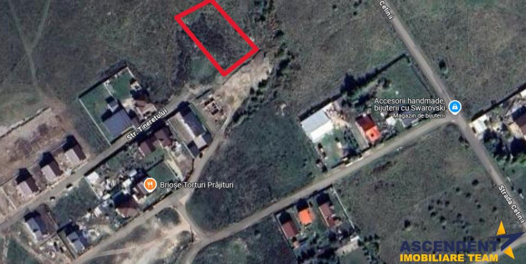 Parcela in aria rezidentiala, cu doua fronturi stradale, San