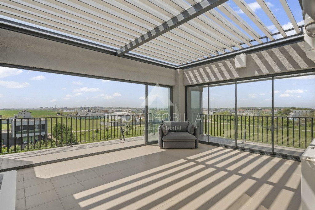 Apartament 2 camere, 74mp, terasa inchisa cu vedere panorami