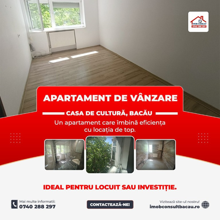 Zona ultracentrala, etaj intermediar, decomandat! CE1115