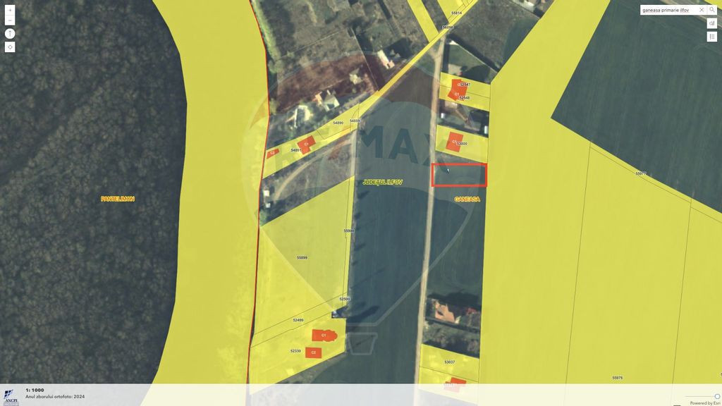 Teren ideal pentru casă în comuna Găneasa