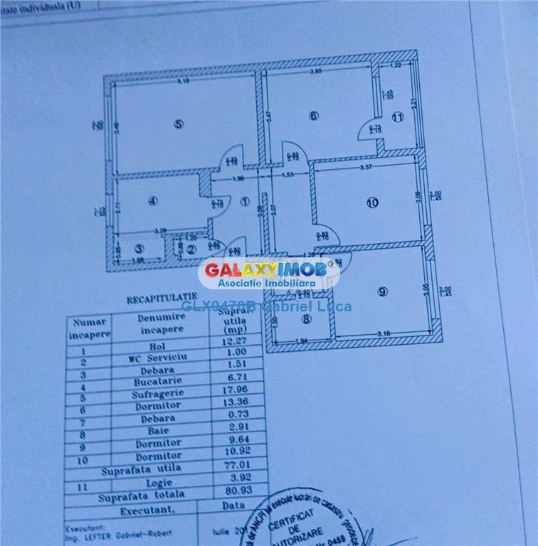 Apartament 4 camere 81mp | Decomandat | Parcare | Bd. Branco