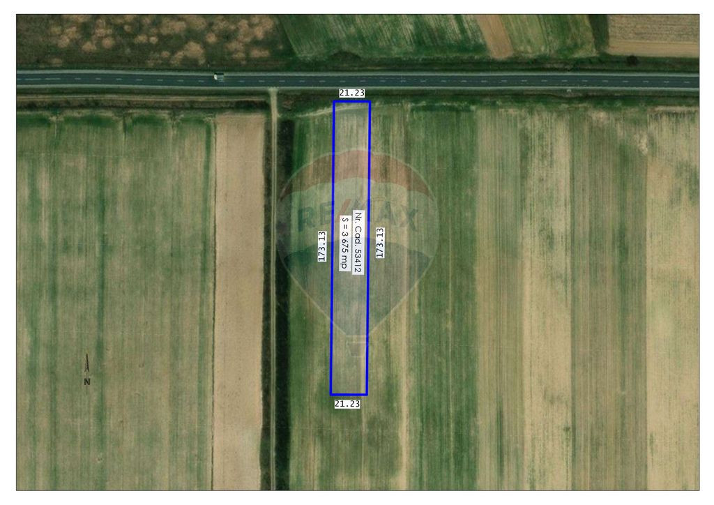 Teren intravilan de vânzare 3.675 mp – Săbolciu, dire...
