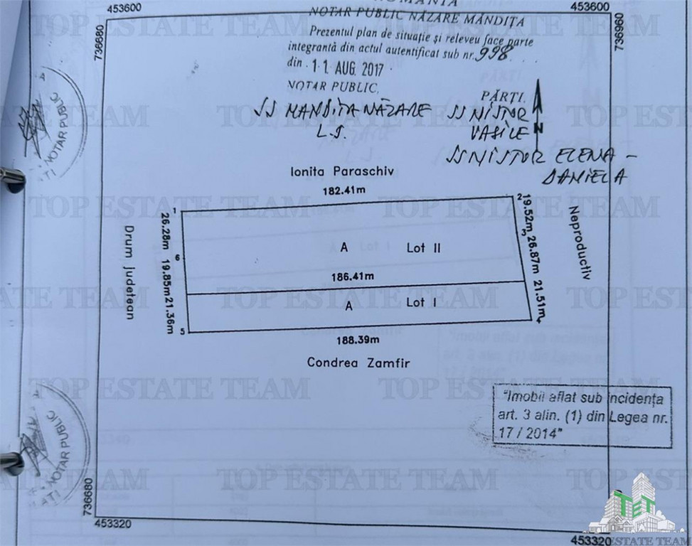 TEREN 12500 MP ZONA VANATORI