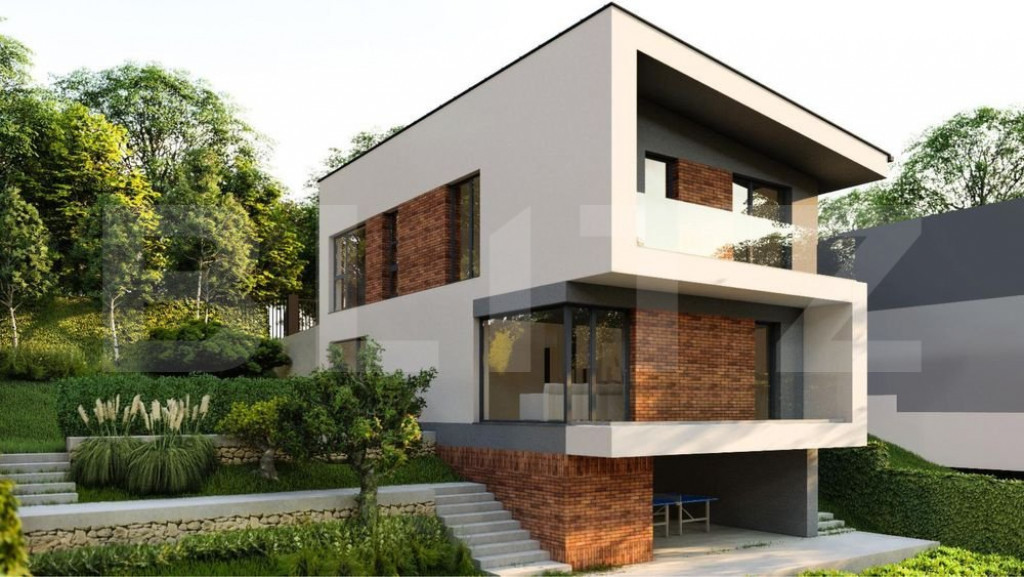 Casă modernă în Popești–170 mp utili, 600 mp teren, ap