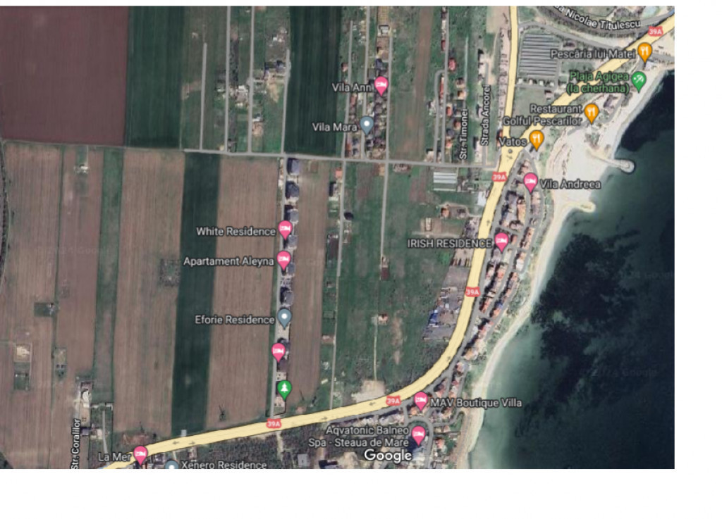 Teren intravilan Constanta zona Agigea Pescarie