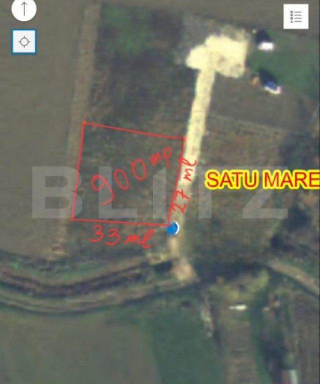 Teren extravilan, de vanzare, 900 mp zona Ratu Mare