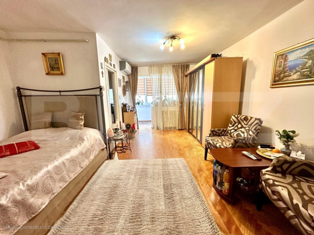 Garsoniera 31 mp,mobilata si utilata,bloc cu lift, zona Ceta