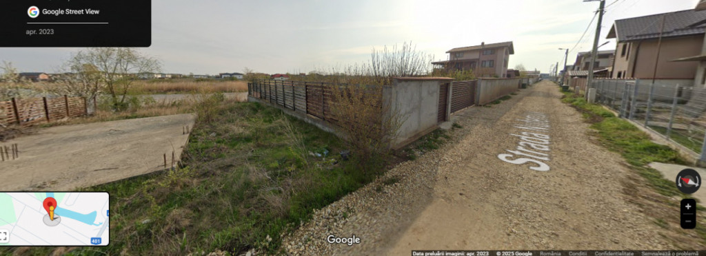 Teren intravilan 609 mp Vidra, deschidere 24 m, ideal pentru