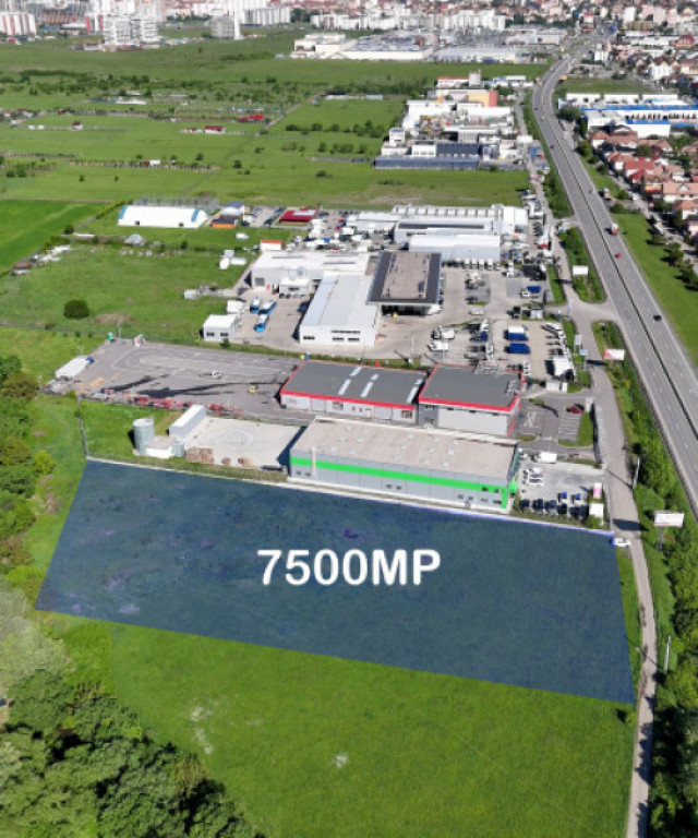 Teren industrial cu utilitati 7500mp / 62ml Selimbar