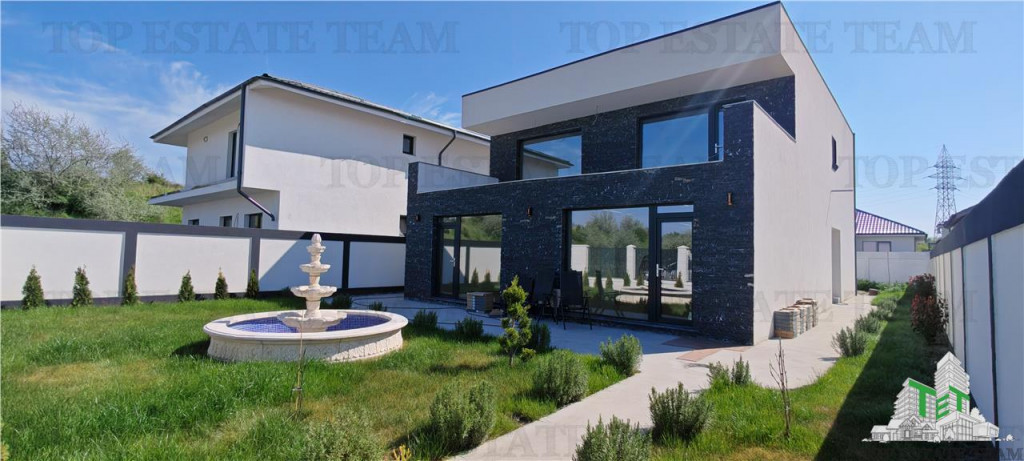 Vila premium 6 camere, 6 bai, curte 391mp, langa Parc, cu to