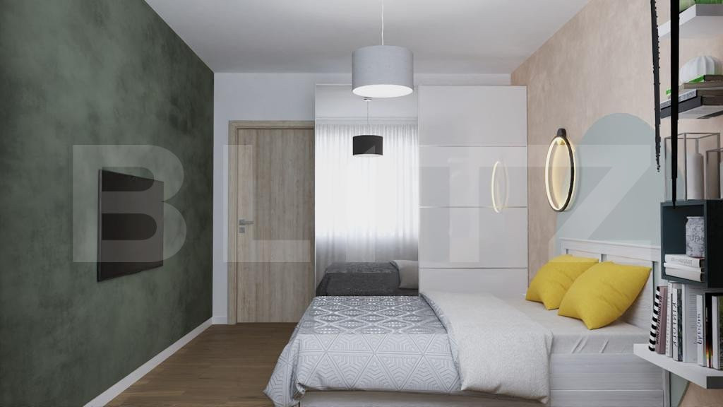 Apartament de vanzare, cu 3 camere, 63mp, zona Cetate