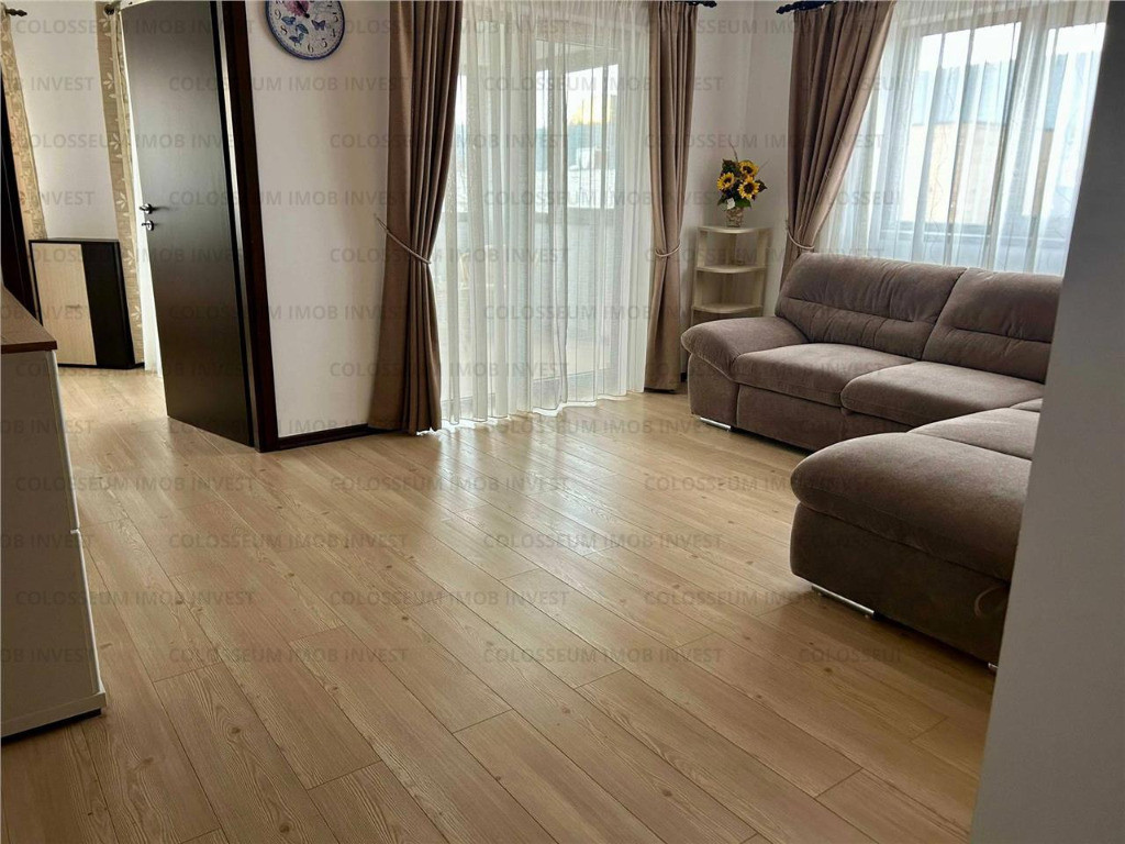 Apartament cu 2 camere, semidecomandat - zona Ghimbav