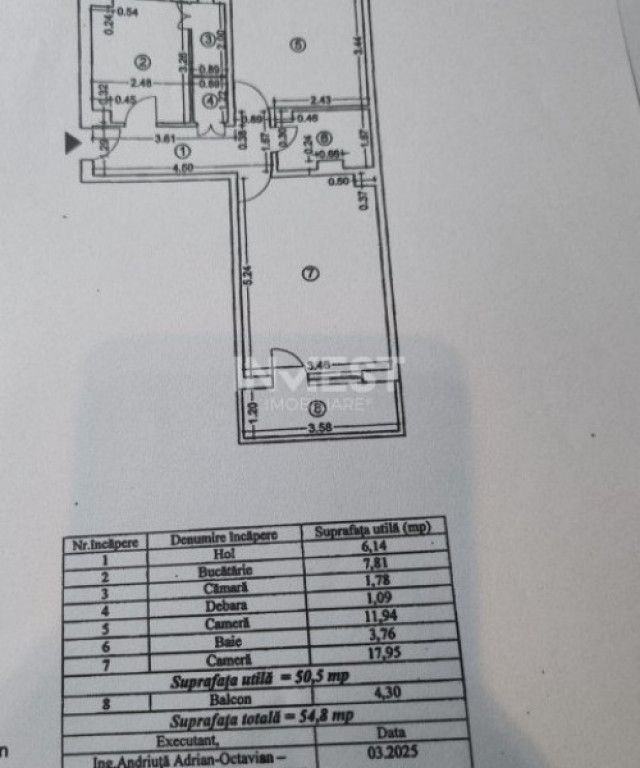 Apartament 2 camere, decomandat, zona Gara - Fostul Billa, I