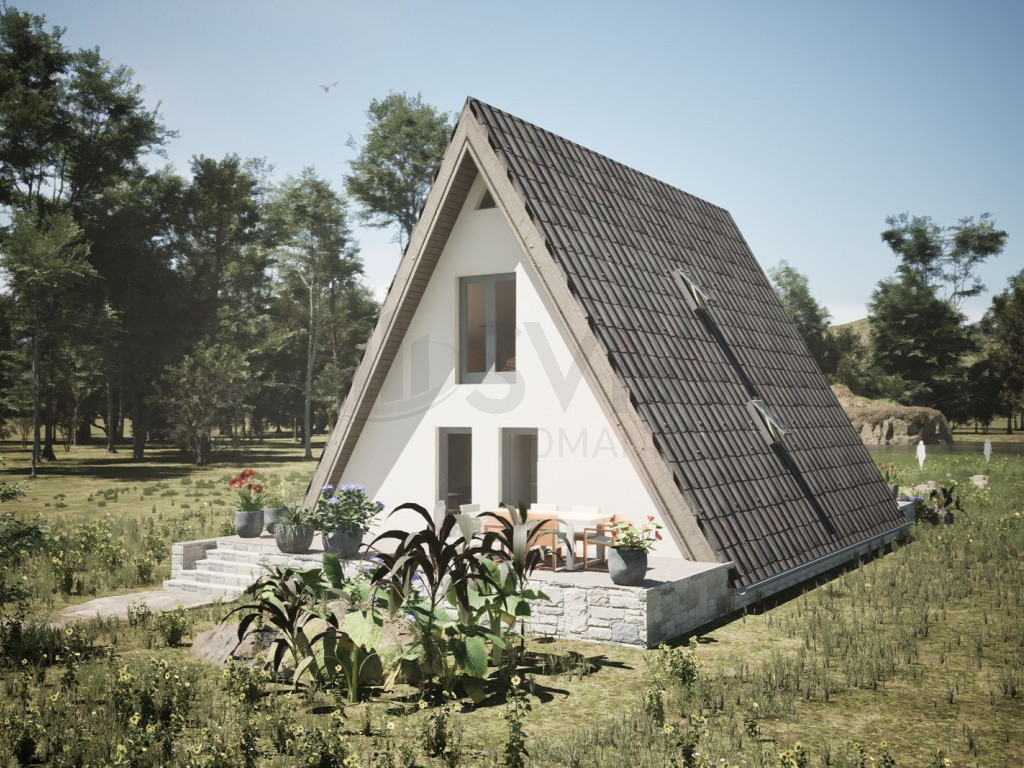 Casa A frame deosebita de in Snagov