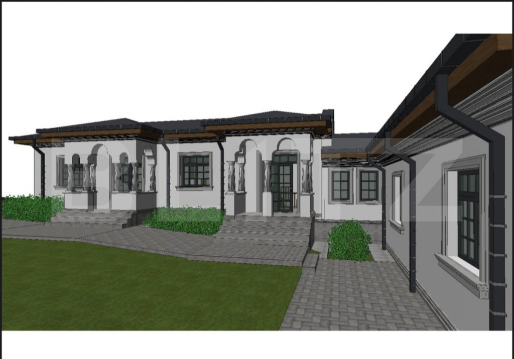 Casa pe parter renovabila cu proiect de extindere, 2101 mp t