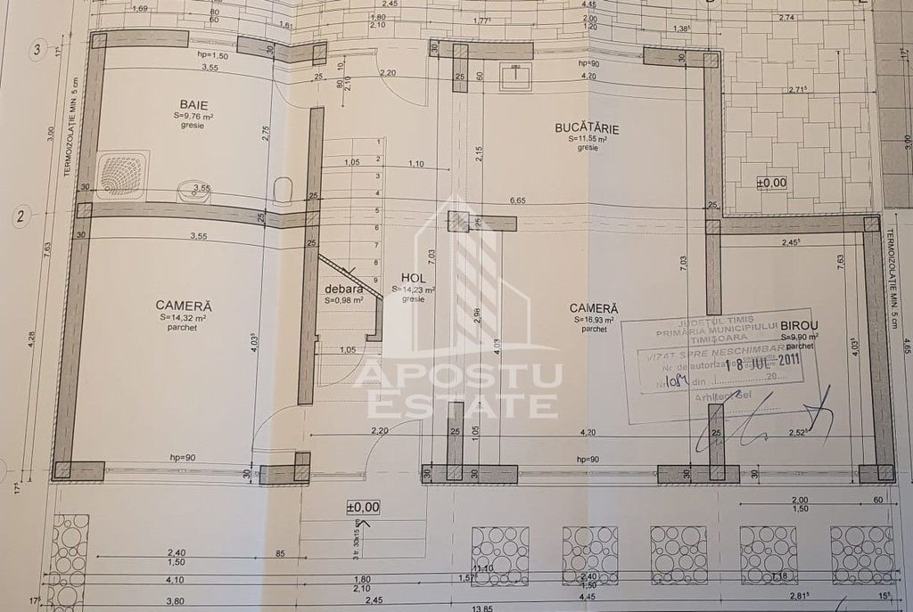 Casa individuala , 4 camere,2 bai, garaj, acces auto, 575...