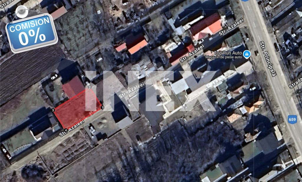 Teren constructie casa Bradu