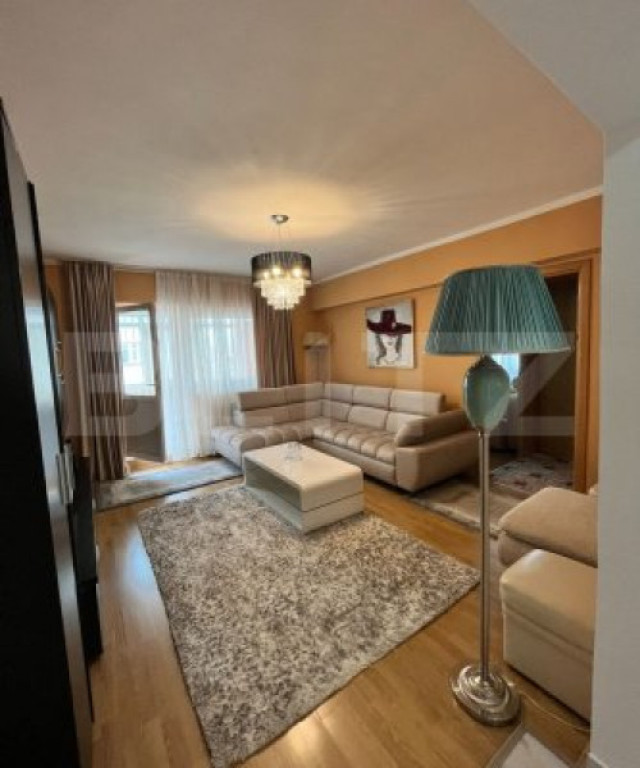 Apartament cochet cu 4 camere, 83 mp, complet mobilat, zona