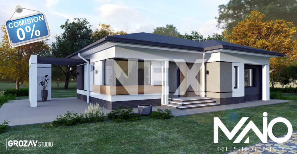 TVA inclus | Case TiP PARTER cu 4 camere in Trivale | Teren