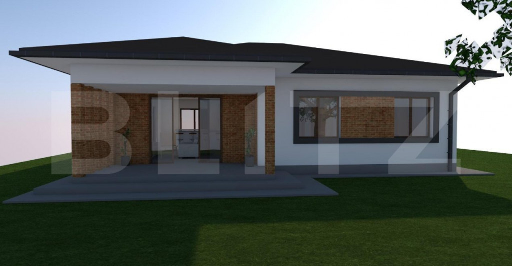 Casa de vanzare, cu 4 camere, 112mp utili, 450mp teren, Micr