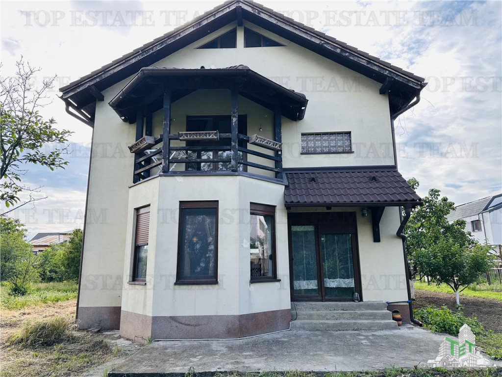 Vila individuala 237 mp construiti, 5 camere, mobilata si ut