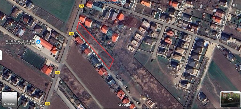 Teren pentru dezvoltare imobiliara in Darza Crevedia