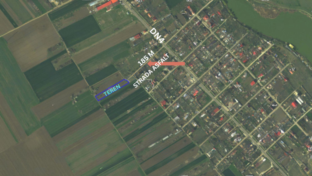 Teren 2667 mp Frumușani – Dublu Front Stradal și Acces R