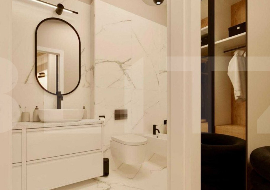 Apartament de lux, de vanzare, cu 3 camere, 88 mp, zona comp