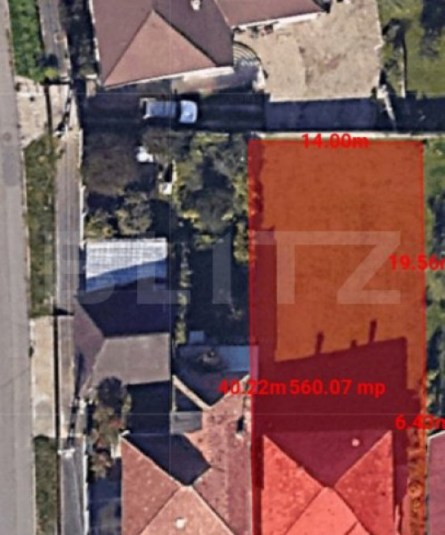 Exclusivitate! Teren autorizabil 560 mp, casa individulala,