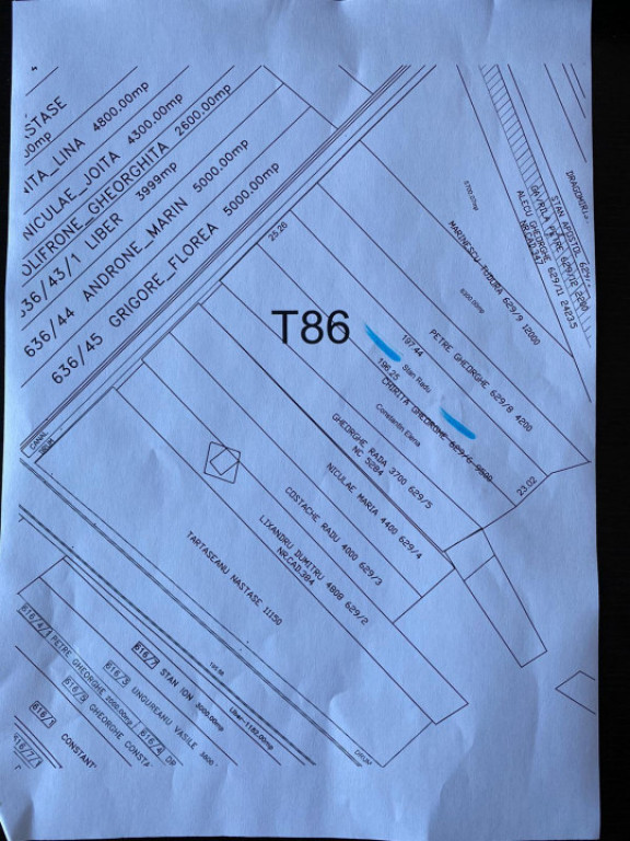 Teren intravilan Sabareni Giurgiu 4750 mp