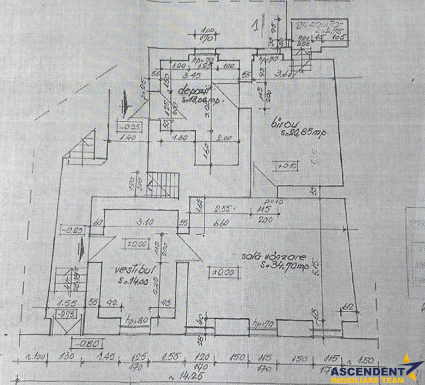 Spatiu comercial pe harpa Bisericii Negre Liceul Honterus,