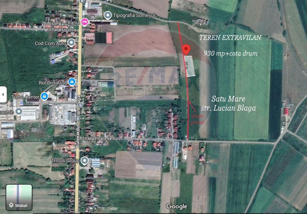 TEREN DE VANZARE - Satu Mare zona Lucian Blaga