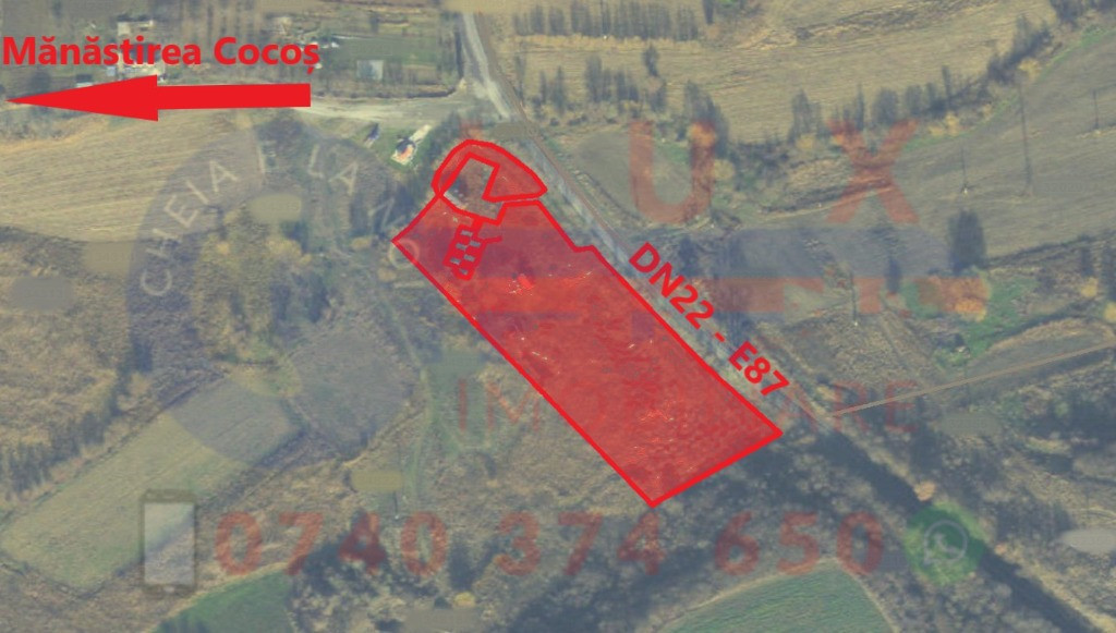 ID 7837 Investiție cu viziune - Teren cu deschidere la E87 - DN22