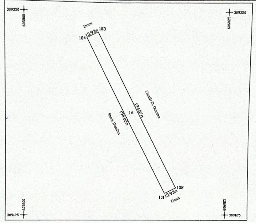 Teren extravilan Frumusani