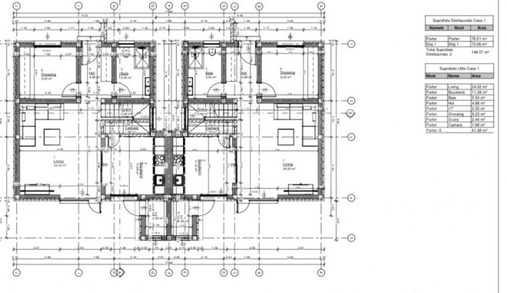 Duplex modern în Ghiroda, 117 mp utili, eficient energetic