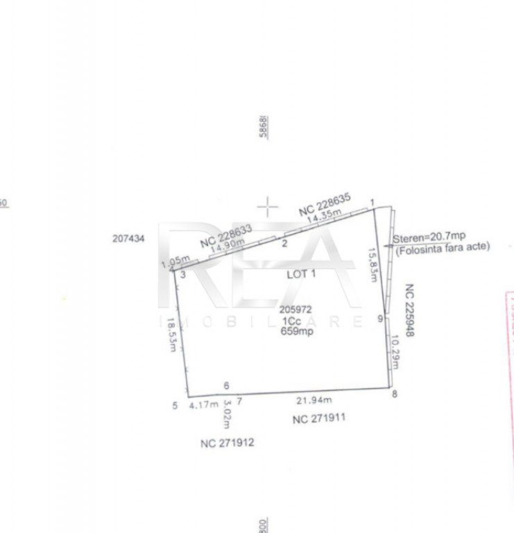 Teren Sos Straulesti - Nuferilor 623 Mp New 2025