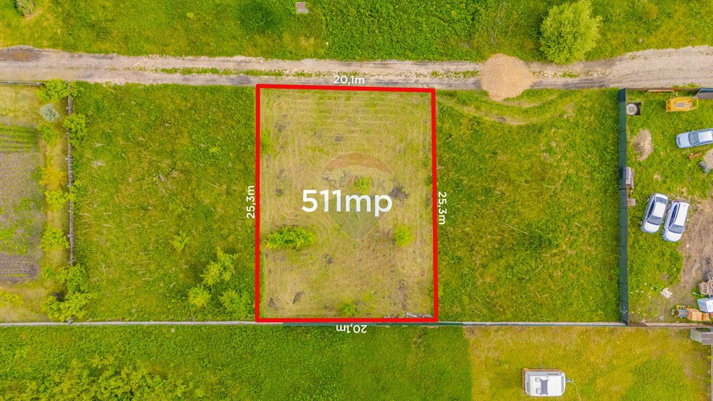 Teren 511mp Bod / Strada Uranus/ Intravilan