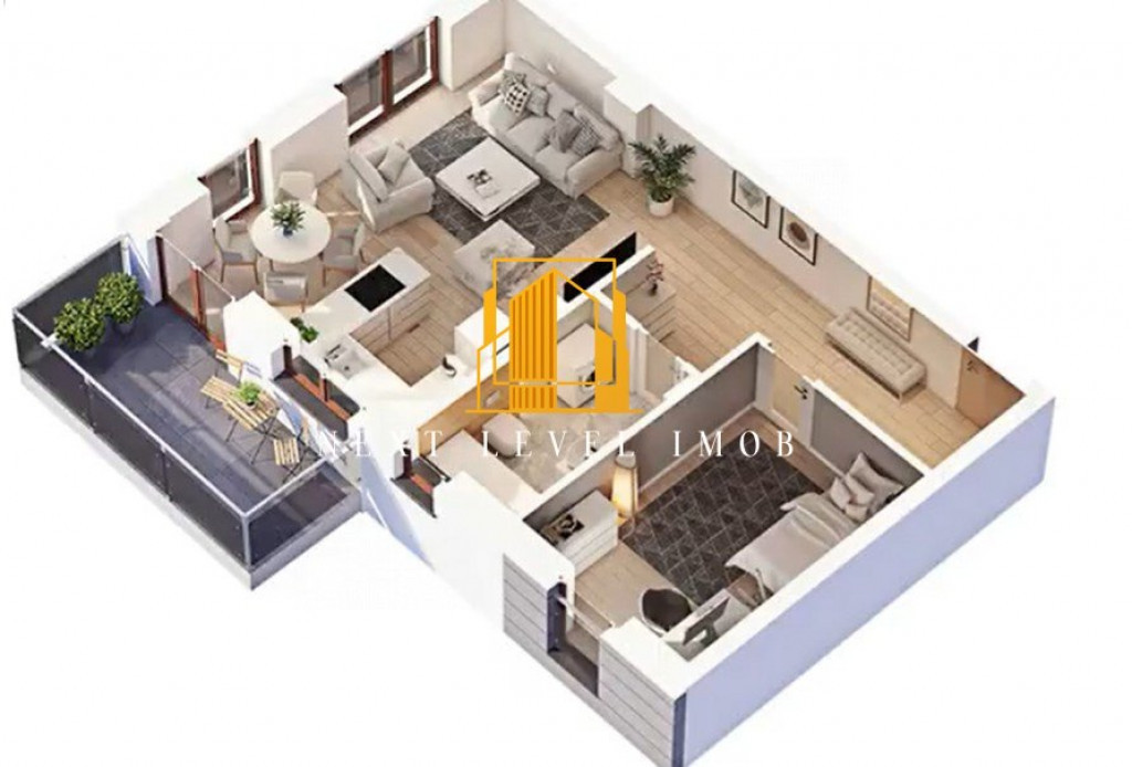 Apartament LUX, 3 camere TRIVALE