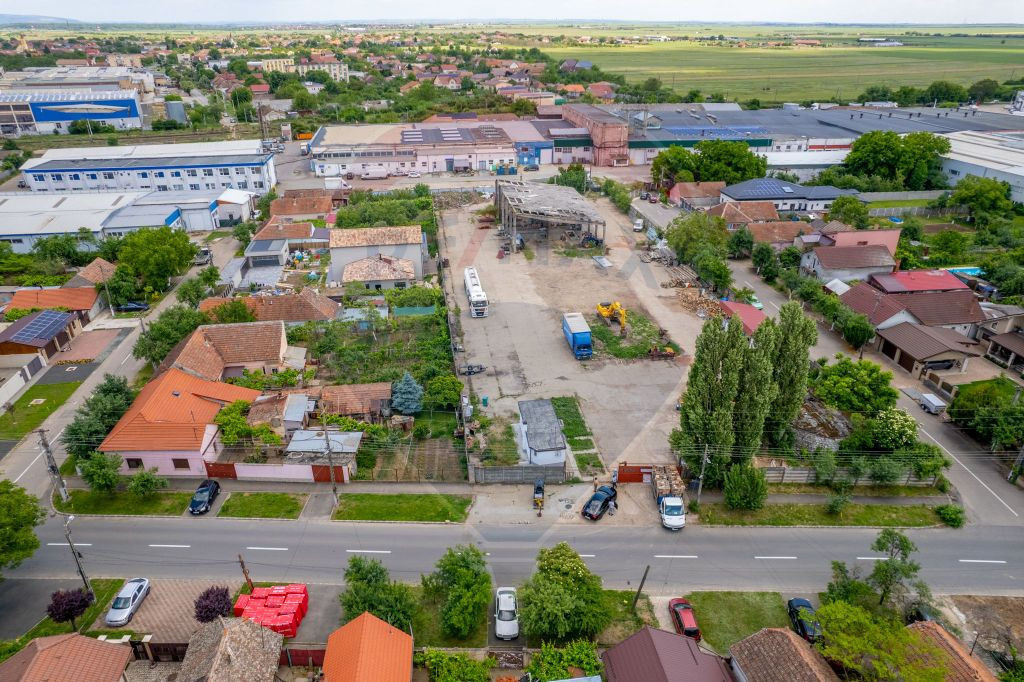 Platforma betonata de inchiriat 5380 mp Aradul Nou,Arad